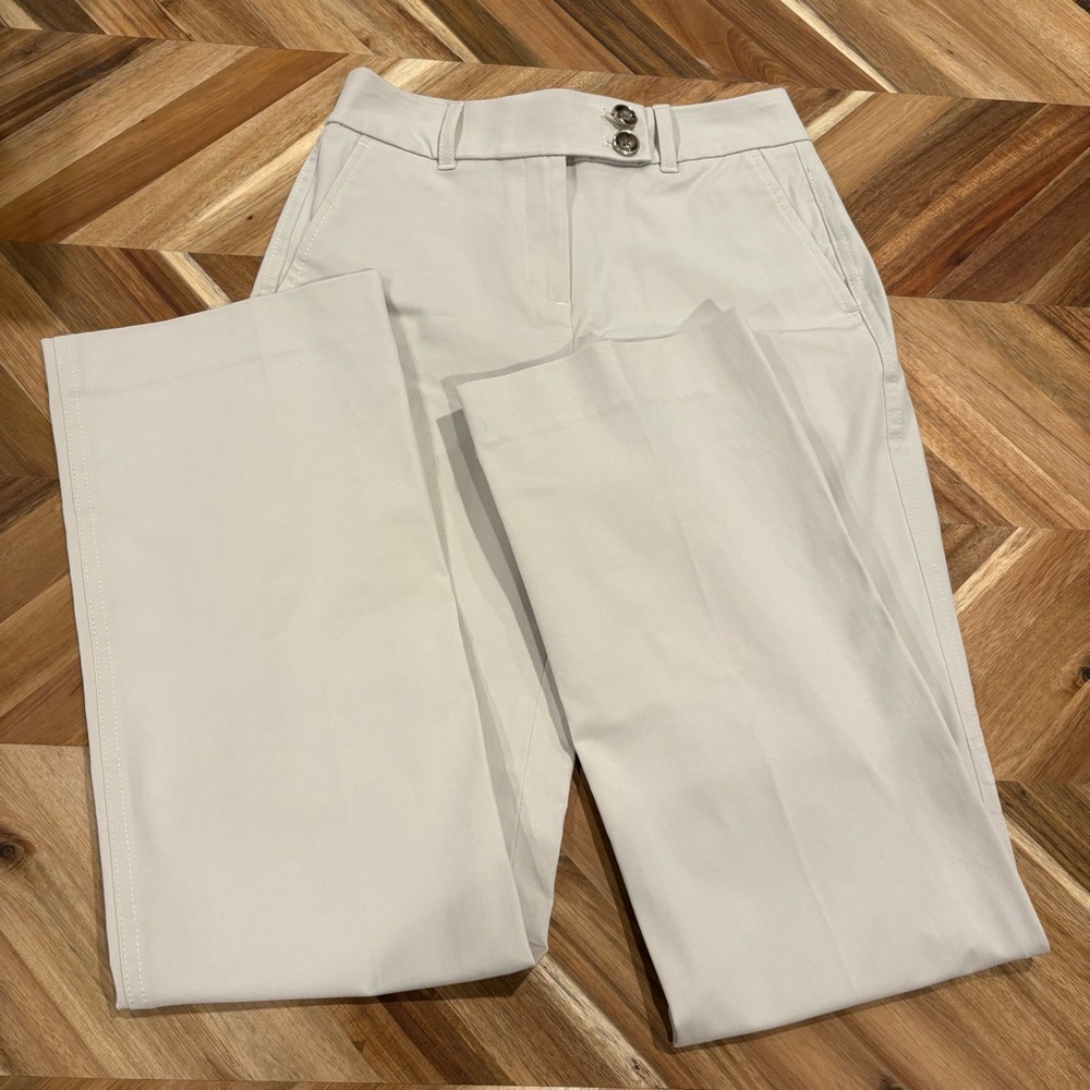 White House Black Market Cream Chinos